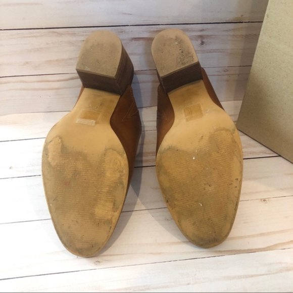EUC Madewell Harper Mule English Saddle - Picture 3 of 8